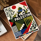 Palestine - Travel Wall Art Deco Poster Print - Art Print - Travel Art Poster