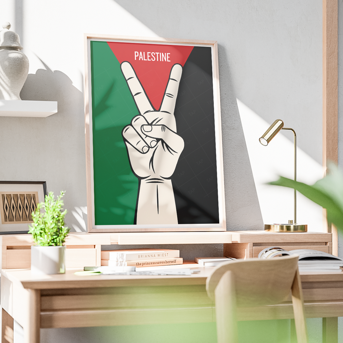 Palestine - Travel Wall Art Deco Poster Print - Art Print - Travel Art Poster