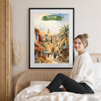 Palestine - Travel Wall Art Deco Poster Print - Art Print - Travel Art Poster