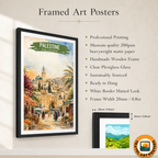 Palestine - Travel Wall Art Deco Poster Print - Art Print - Travel Art Poster