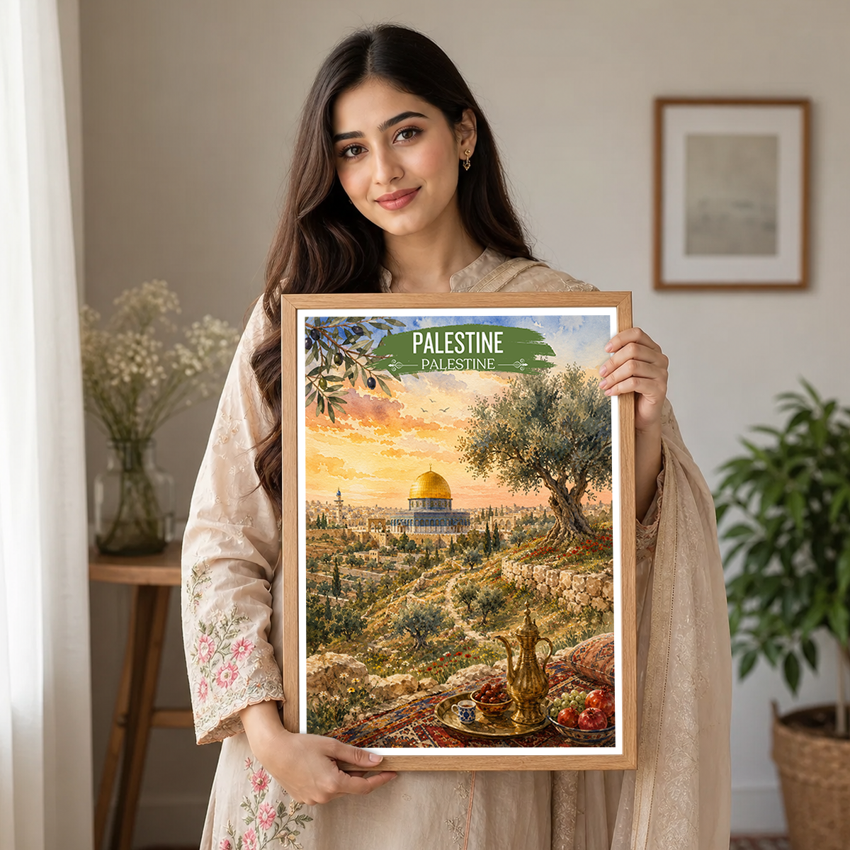 Palestine - Travel Wall Art Deco Poster Print - Art Print - Travel Art Poster