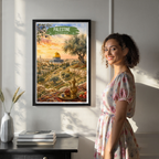 Palestine - Travel Wall Art Deco Poster Print - Art Print - Travel Art Poster