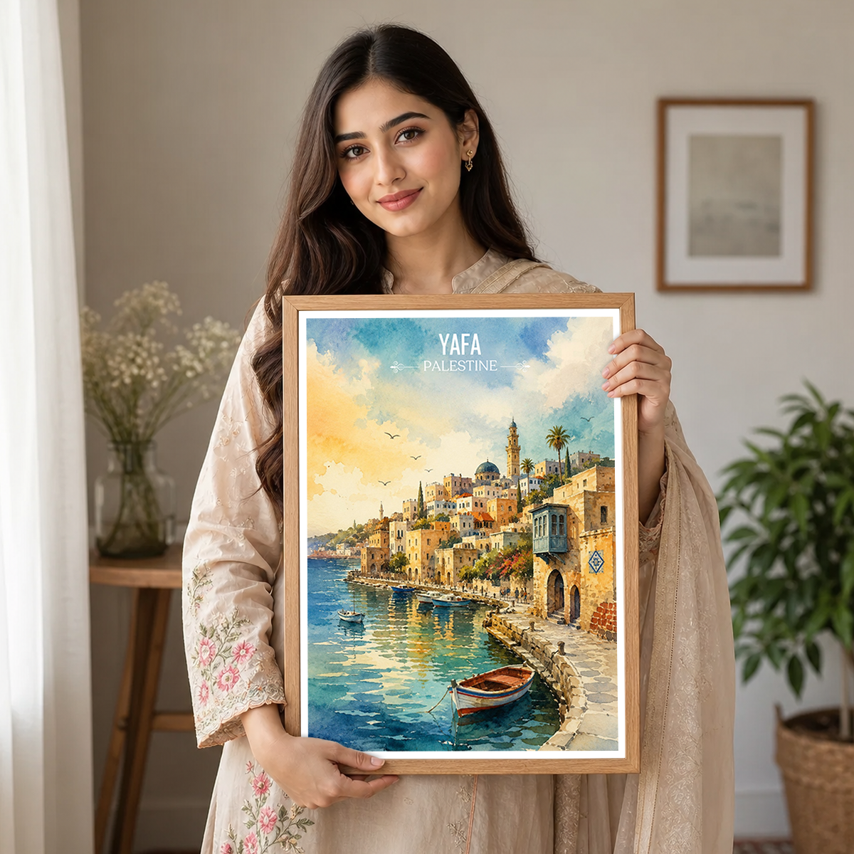 Yafa - Palestine - Travel Wall Art Deco Poster Print - Art Print - Travel Art Poster