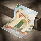 Arco de Emprerador - Philippines - Travel Wall Art Deco Poster Print - Art Print - Travel Art Poster