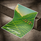 Banaue Rice Terraces - Philippines - Travel Wall Art Deco Poster Print - Art Print - Travel Art Poster
