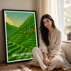 Banaue Rice Terraces - Philippines - Travel Wall Art Deco Poster Print - Art Print - Travel Art Poster