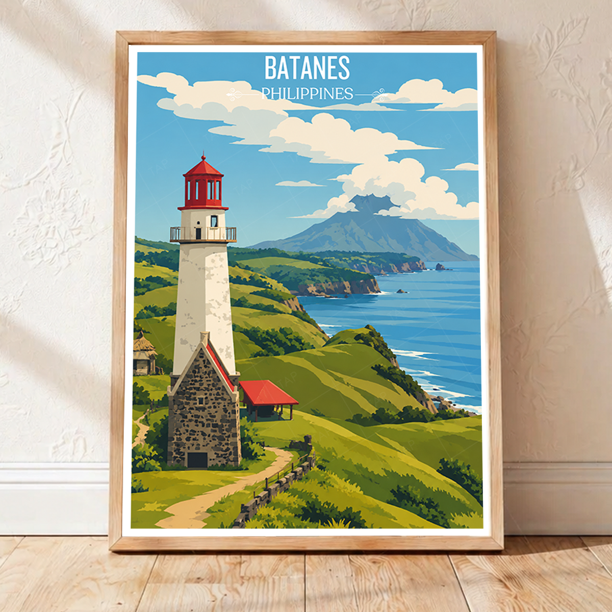 Batanes - Philippines - Travel Wall Art Deco Poster Print - Art Print - Travel Art Poster