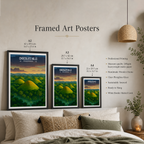Chocolate Hills - Philippines - Travel Wall Art Deco Poster Print - Art Print - Travel Art Poster