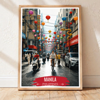Manila - Philippines - Travel Wall Art Deco Poster Print - Art Print - Travel Art Poster