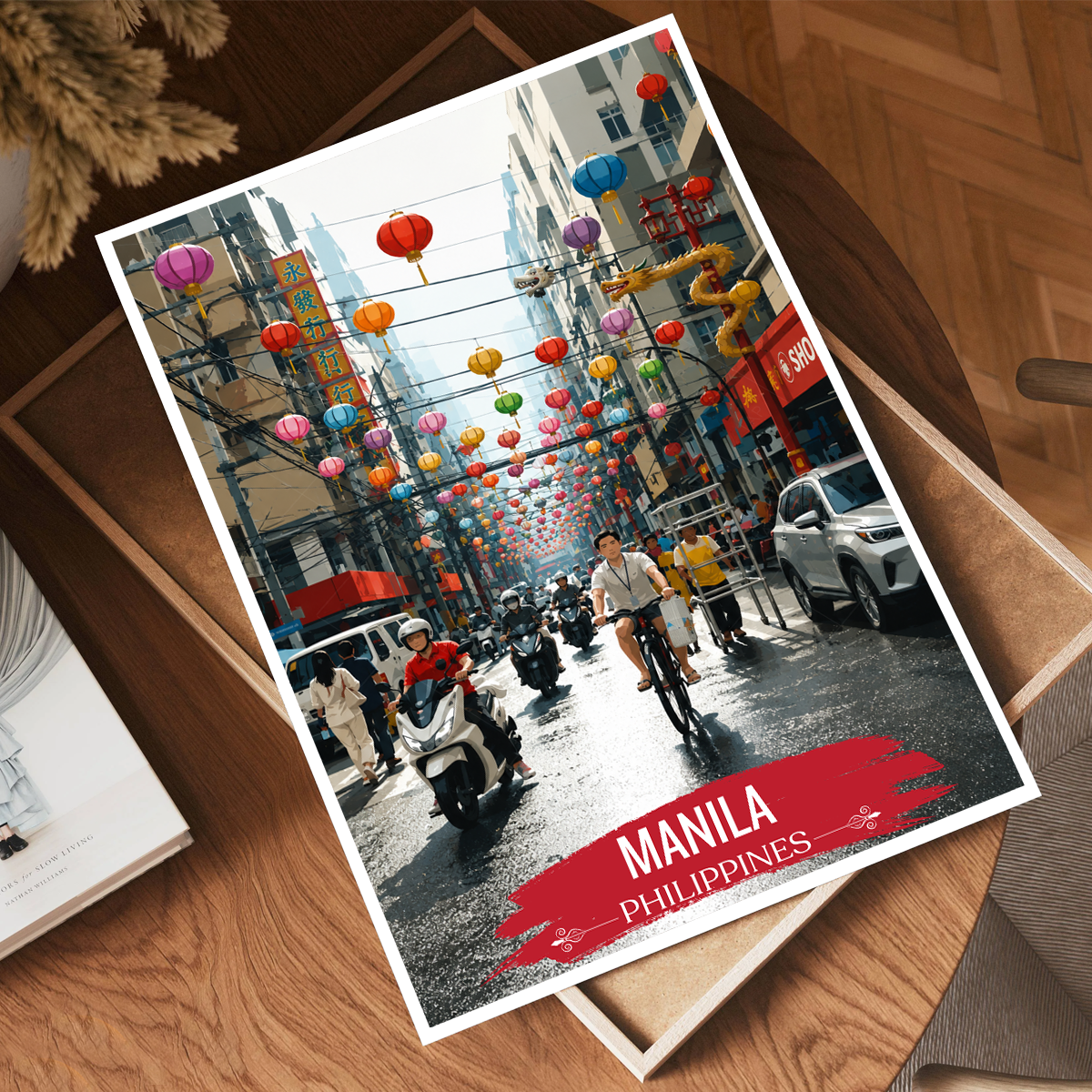 Manila - Philippines - Travel Wall Art Deco Poster Print - Art Print - Travel Art Poster