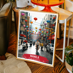Manila - Philippines - Travel Wall Art Deco Poster Print - Art Print - Travel Art Poster