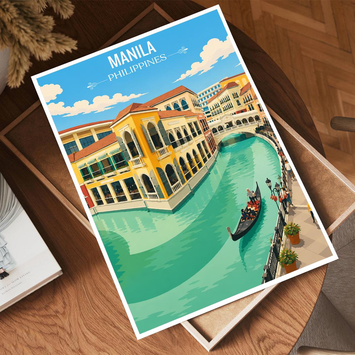 Manila - Philippines - Travel Wall Art Deco Poster Print - Art Print - Travel Art Poster