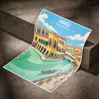 Manila - Philippines - Travel Wall Art Deco Poster Print - Art Print - Travel Art Poster