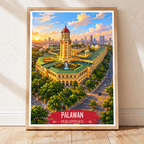 Palawan - Philippines - Travel Wall Art Deco Poster Print - Art Print - Travel Art Poster