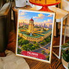 Palawan - Philippines - Travel Wall Art Deco Poster Print - Art Print - Travel Art Poster