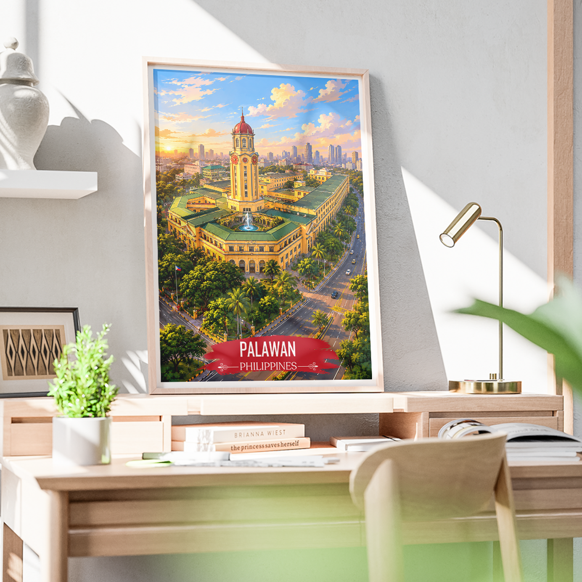 Palawan - Philippines - Travel Wall Art Deco Poster Print - Art Print - Travel Art Poster