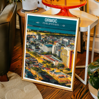 Ormoc - Philippines - Travel Wall Art Deco Poster Print - Art Print - Travel Art Poster
