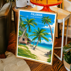 Palawan - Philippines - Travel Wall Art Deco Poster Print - Art Print - Travel Art Poster