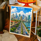 Palawan - Philippines - Travel Wall Art Deco Poster Print - Art Print - Travel Art Poster