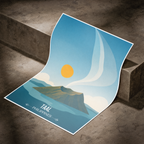 Taal - Philippines - Travel Wall Art Deco Poster Print - Art Print - Travel Art Poster
