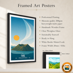 Taal - Philippines - Travel Wall Art Deco Poster Print - Art Print - Travel Art Poster