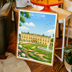 Bialystok - Poland - Travel Poster Vintage Style Wall Art Print