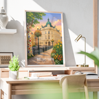 Bielsko Biata - Poland - Travel Poster Vintage Style Wall Art Print