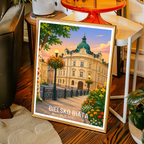 Bielsko Biata - Poland - Travel Poster Vintage Style Wall Art Print