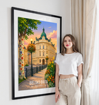 Bielsko Biata - Poland - Travel Poster Vintage Style Wall Art Print