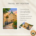 Bielsko Biata - Poland - Travel Poster Vintage Style Wall Art Print