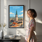 Czestochowa - Poland - Travel Poster Vintage Style Wall Art Print