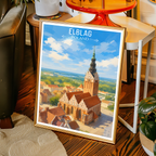 Elblaq - Poland - Travel Poster Vintage Style Wall Art Print