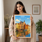 Gdansk - Poland - Travel Poster Vintage Style Wall Art Print - Art Print - Travel Art Poster
