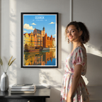Gdansk - Poland - Travel Poster Vintage Style Wall Art Print - Art Print - Travel Art Poster