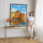 Gdansk - Poland - Travel Poster Vintage Style Wall Art Print - Art Print - Travel Art Poster
