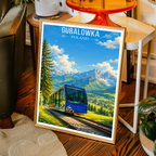 Gubalowka - Poland - Travel Poster Vintage Style Wall Art Print
