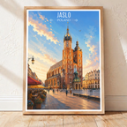 Jaslo - Poland - Travel Poster Vintage Style Wall Art Print