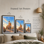 Jaslo - Poland - Travel Poster Vintage Style Wall Art Print