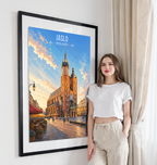 Jaslo - Poland - Travel Poster Vintage Style Wall Art Print