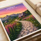Karpaty - Poland - Travel Poster Vintage Style Wall Art Print