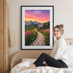 Karpaty - Poland - Travel Poster Vintage Style Wall Art Print