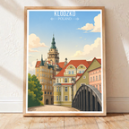 Klodzko - Poland - Travel Poster Vintage Style Wall Art Print - Art Print - Travel Art Poster