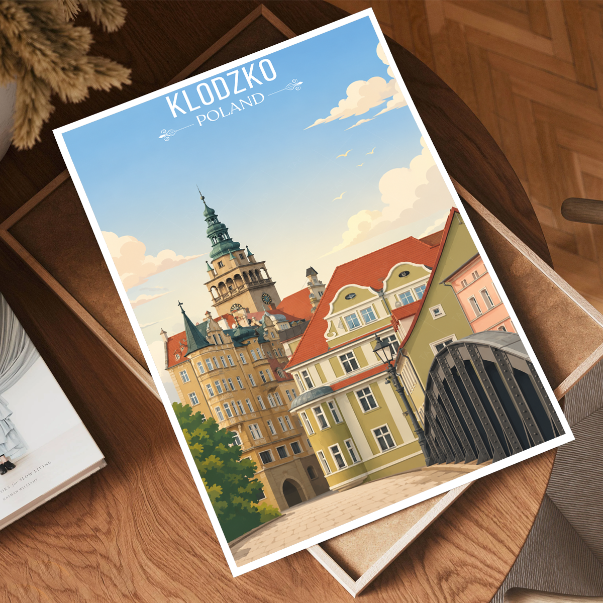 Klodzko - Poland - Travel Poster Vintage Style Wall Art Print - Art Print - Travel Art Poster