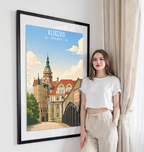 Klodzko - Poland - Travel Poster Vintage Style Wall Art Print - Art Print - Travel Art Poster