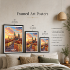 Krakow - Poland - Travel Poster Vintage Style Wall Art Print