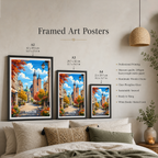 Krakow - Poland - Travel Poster Vintage Style Wall Art Print