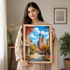Krakow - Poland - Travel Poster Vintage Style Wall Art Print