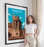 Moskie Lake - Poland - Travel Poster Vintage Style Wall Art Print - Art Print - Travel Art Poster