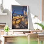 Poland - Travel Poster Vintage Style Wall Art Print
