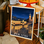 Poland - Travel Poster Vintage Style Wall Art Print
